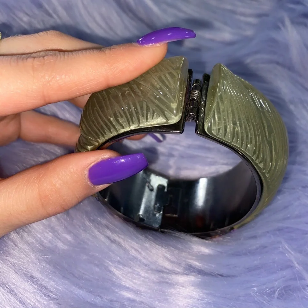 Thick Jeweled Cuff